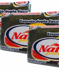 Esponja Dupla Face Naft Cx. c/ 60 Und.