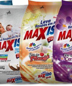 Lava Roupas MaxIsso 500g Cx. c/ 24 Und.